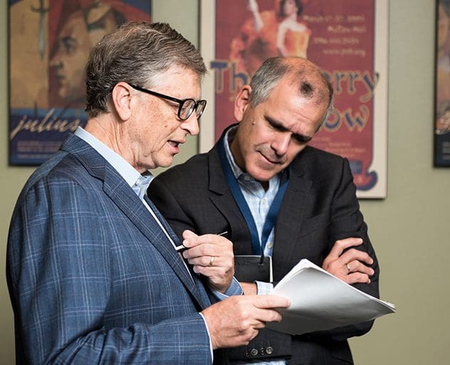 Bill Gates and Christopher Murray 