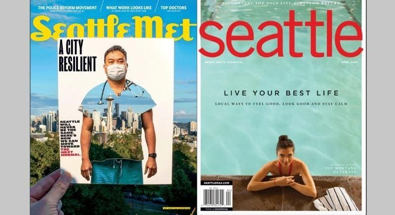 Photo of Seattle magazines