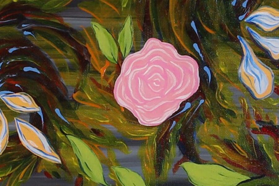 floral painting