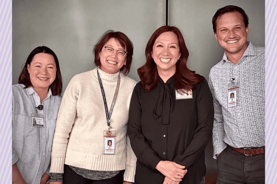 The UW Medicine team who pioneered the telemedicine updates are pictured smiling